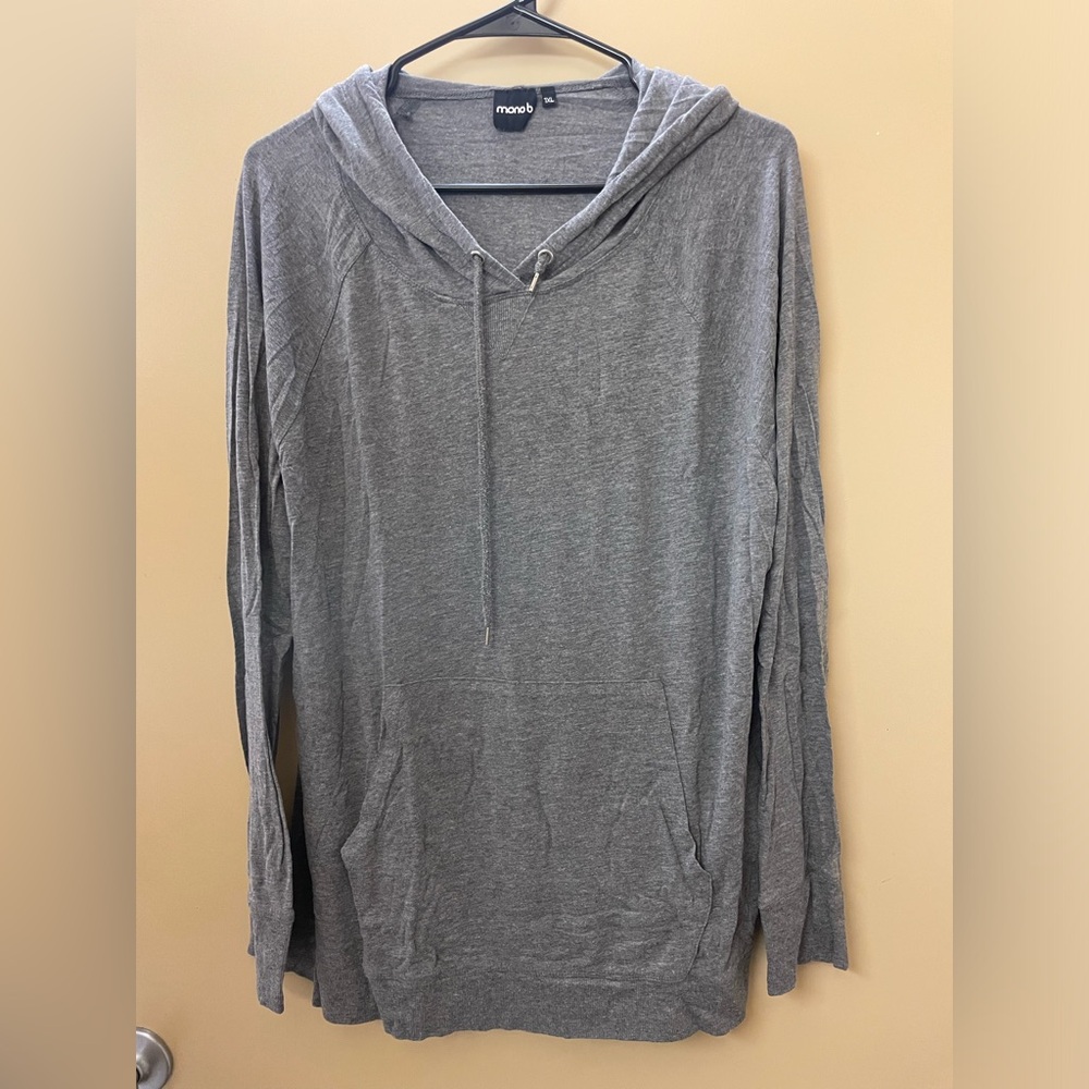 Mono B gray EUC hoodie style sweatshirt